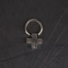 Parts of Four Hoop Hoop Earrings Collection III Highly Handcrafted PS4-2435-3-MA-YGCY Matte Sterling Silver 15mm PPOF58